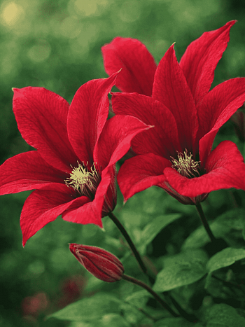 Клематис Gravetye Beauty