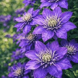 Клематис гибридный Multi Blue