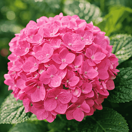 Гортензия макрофила розовая