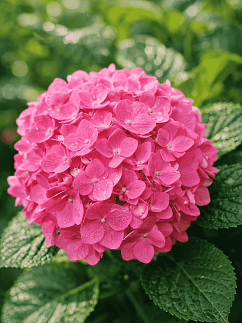 Гортензия макрофила розовая