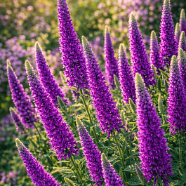 Вероника длиннолистная Purpleicious