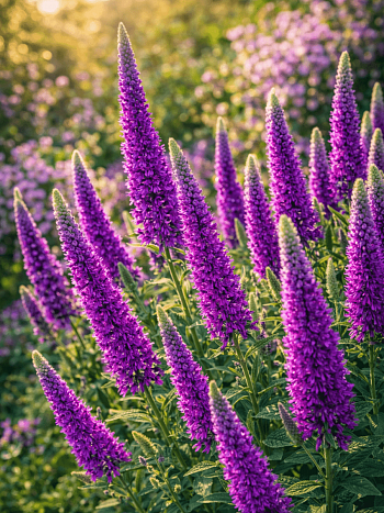 Вероника длиннолистная Purpleicious