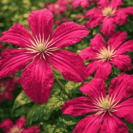 Клематис Mme Julia Correvon