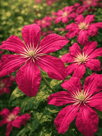 Клематис Mme Julia Correvon