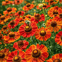 Гелениум осенний Dunkle Pracht